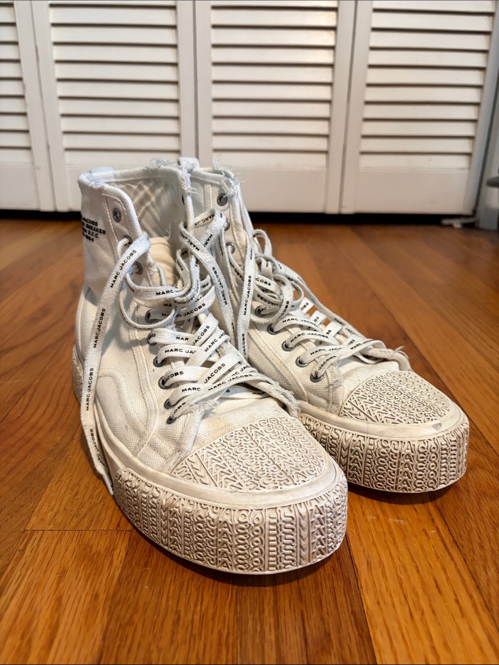 Marc Jacobs White High-Top Sneakers
